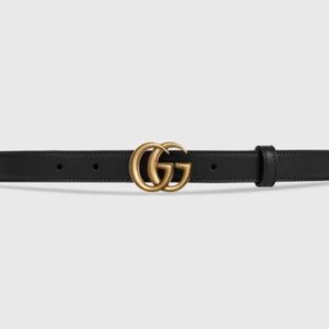 Gucci Marmont Leather Belt Womens